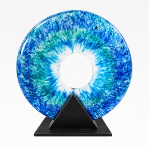 Golden Tide Sculptural Glass
