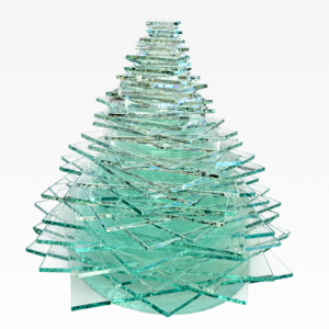 Golden Tide Sculptural Glass